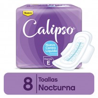 CALIPSO TOALLA X8 NOCTURNA