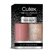 CUTEX ESMALTE DUO GLITTER ROSA  