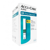 ACCU-CHEK ACTIVE TIRAS X25 