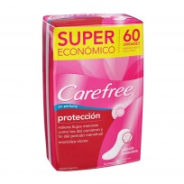 CAREFREE PROTECCIÓN SIN PERFUME X60U