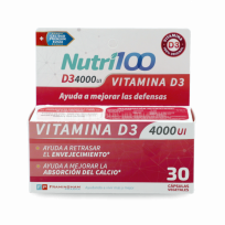 NUTRI100 D3 4000ui  CAPSULAS X 30