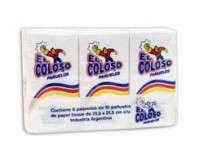 EL COLOSO PAÑUELOS POCKET X6