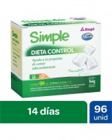 Simple Dieta Control Chicles Pote x96un