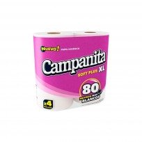 CAMPANITA PAPEL HIGIENICO X4 XL SOFT PLUS  