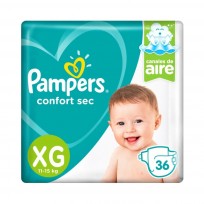 PAMPERS CONFORT SEC X 36 XG 