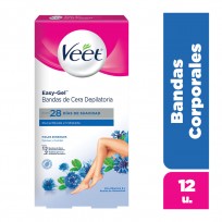 VEET BANDAS DEPILATORIAS X12 PIELES SENSIBLES