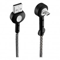 DEKKIN CABLE 90 NEG.BCO.      
