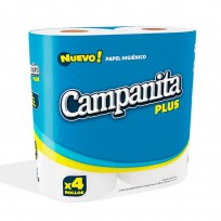 CAMPANITA PAPEL HIGIENICO X4 30 PLUS  