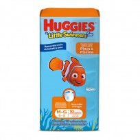 HUGGIES LITTLE SWIMMERS TALLE M-G X10U.