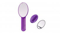 BUNGUIS ESPEJO CON PEINE VIOLETA
