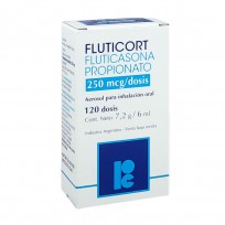 FLUTICORT 250MCG HFA X 120DS