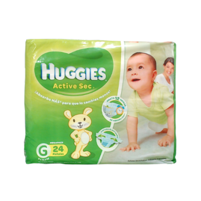 pañal huggies verde g