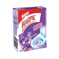 HARPIC PASTILLA PARA INODORO CON RED X1 LAVANDA