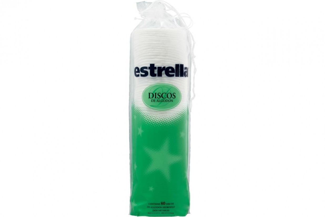 ESTRELLA DISCOS DE ALGODON DESMAQUILLANTES 3 X 80U . Tienda Online Anika  Farmacia y Perfumería