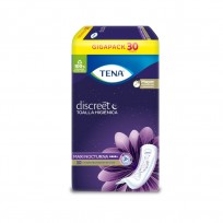 TENA DISCREET TOALLAS HIGIÉNICAS X30 MAXI NOCTURNAS