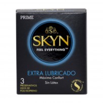 PRIME PRESERVATIVOS SKYN EXTRA LUBRICANTE X3U