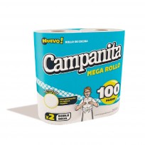 CAMPANITA ROLLO DE COCINA X2 MEGA ROLLO