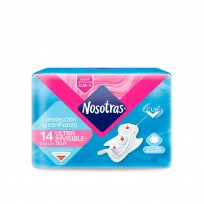NOSOTRAS TOALLA HIGIENICA X8 ULTRA INVISIBLE TELA