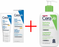 COMBO CERAVE LIMPIADOR HIDRATANTE+LOCIÓN DE ROSTRO SPF
