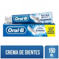 ORAL B X150 EXTRA BLANCO CON BICARBONATO