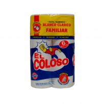 EL COLOSO PAPEL HIGIENICO X6 BLANCO CLASICO