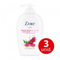 DOVE JABON LIQUIDO X250 GRANADA Y VERBENA X3