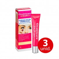 CICATRICURE CREMA OJOS ROLLON COMBO X3 U