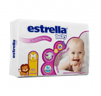 PAÑALES ESTRELLA KIT 8 PAQUETES TALLE M X44