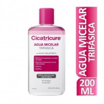 CICATRICURE AGUA MICELAR TRIFASICA X200