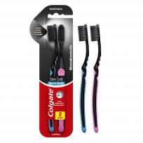 COLGATE CEPILLO SLIM SOFT 2X1BLACK