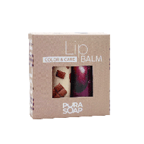 PURA SOAP BALSAMO LABIAL DUO CHOCOLATE + UVA