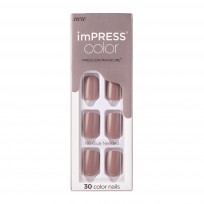 IMPRESS UÑAS AUTO-ADHESIVAS PRESS ON TAUPE PRIZE     