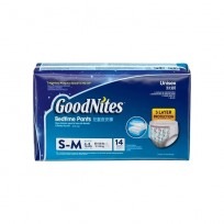 GOODNITES ROPA INTERIOR .S-M x14u.