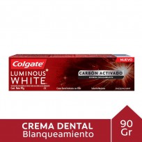 COLGATE DENTIFRICO X90 LUMINOUS WHITE CARBON ACTIVADO