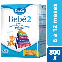 SANCOR BEBE 2 X800 NUTRICION COMLPETA