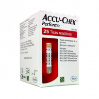 ACCU-CHEK PERFORMA TIRAS X 25