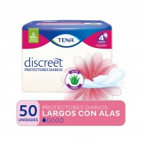 TENA DISCREET LARGO X50 ALOE C/ALAS