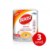 Boost en polvo Sin Sabor x 370 gr KIT X3U