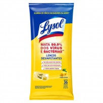 LYSOL TOALLAS DESINFECTANTES X36U PODER CITRICO
